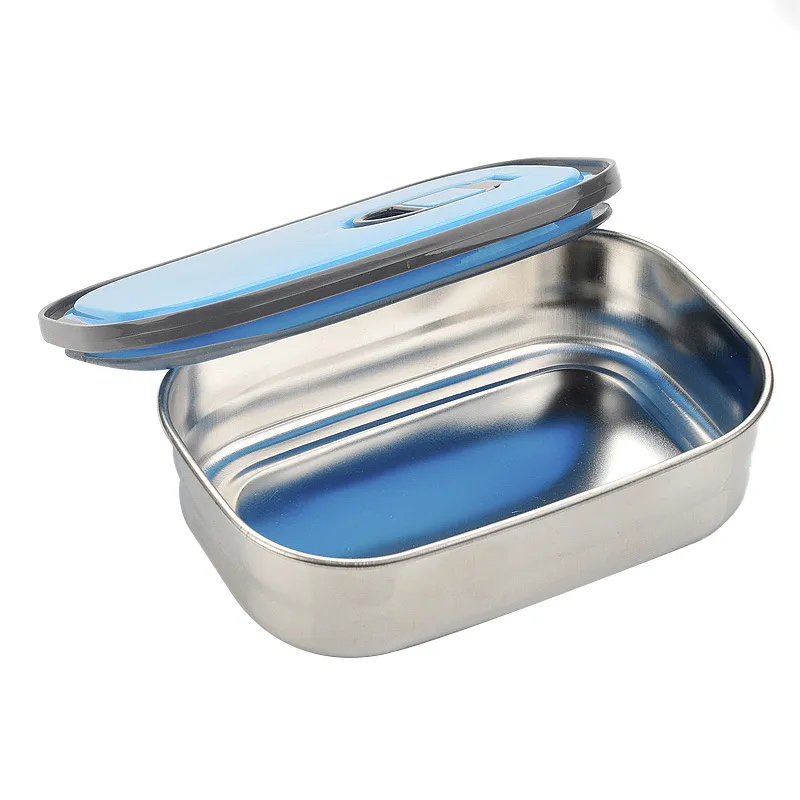 Lunch Box Tedemel Rectangle Stainless Steel Vacuum Food Container (Small size)