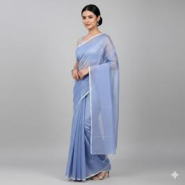 সেমি মসলিন শাড়ি