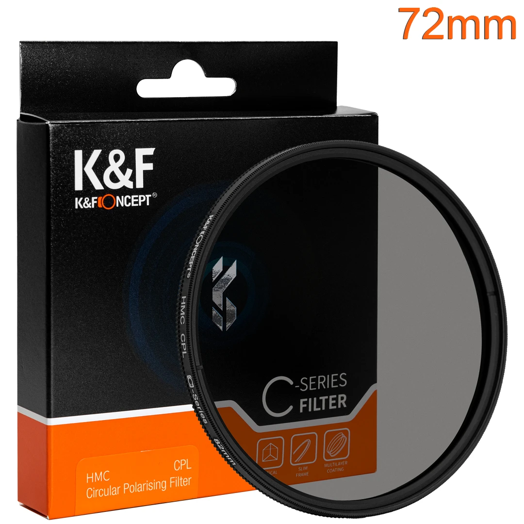 K&F 72mm CPL Filter KF01.1440