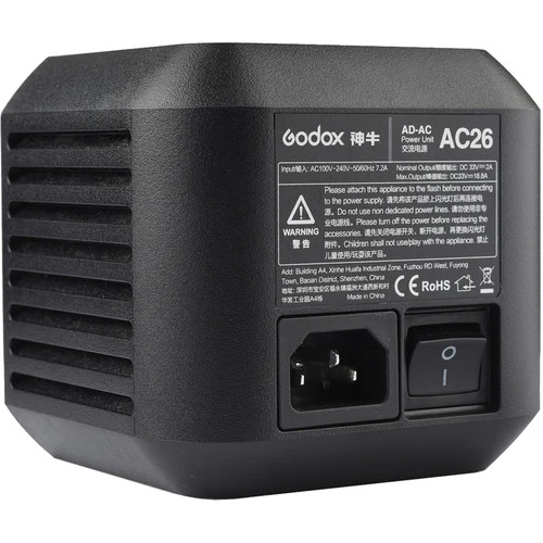 AD600 Pro AC Adapter – Power Your Strobe Light