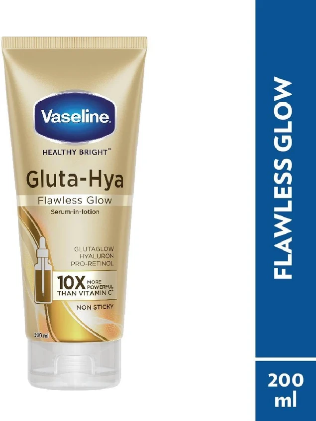 Vaseline Gluta Hya Flawless Glow Serum in Lotion 200ml | India