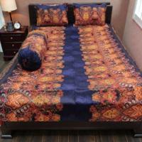 Twill cotton bed sheet