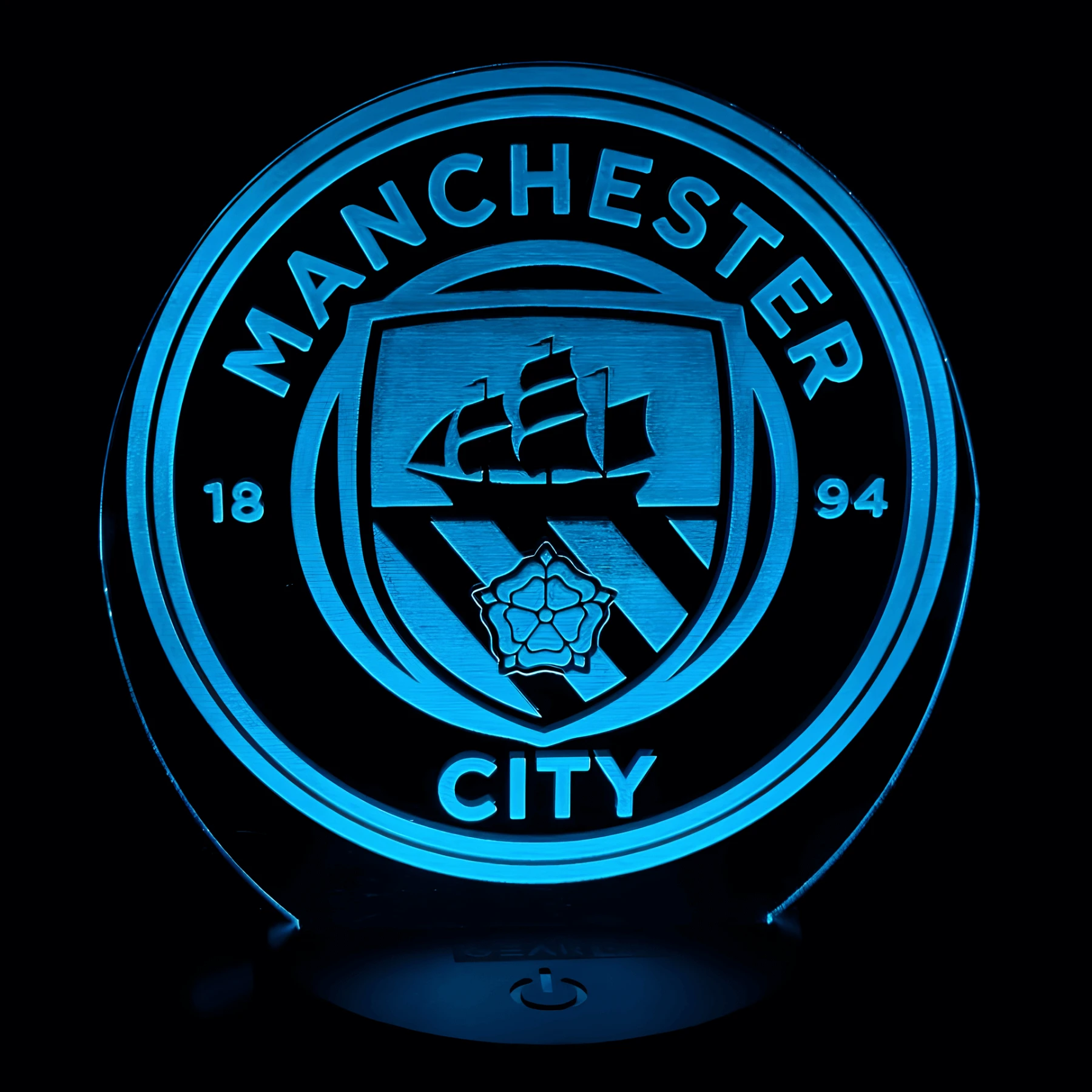 GearUP Acrylic Multicolor Night Lamp (Manchester City F.C.) – 20 pcs