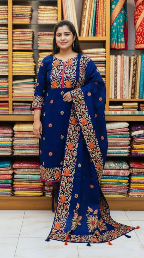 Block Print Three Piece