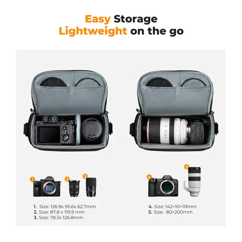 K&F Concept KF13.179 Shoulder Camera Side Bag