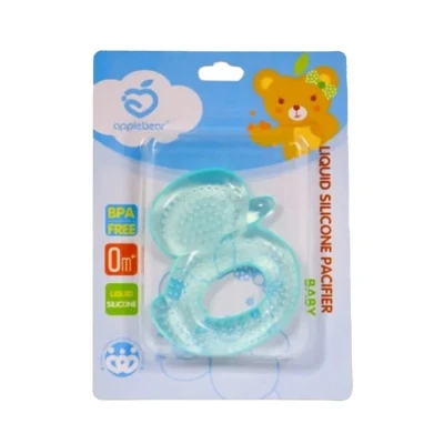 1pcs Applebear Liquid Silicone Pacifier 0m+ Baby - Mulitcolor & Multishape Availble