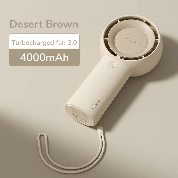JISULIFE life5 plus FA43 Handheld Powerful Turbo Fan 4000mAh