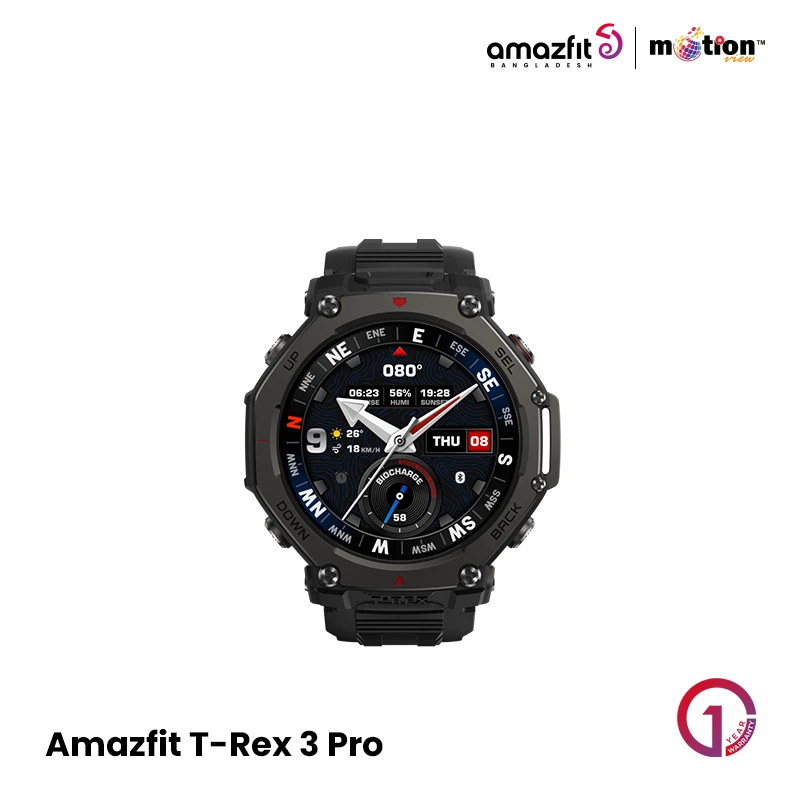 Amazfit T-Rex 3 Pro BT calling Smartwatch