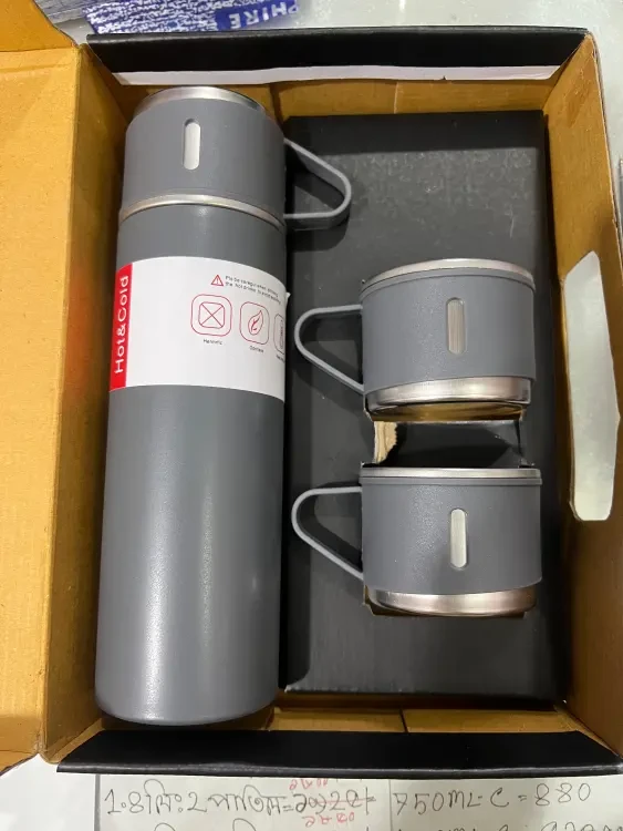 Vacuum flask stainless steel (500 ml flask) (12 hours hot and cold) ( Colour Not Selected )