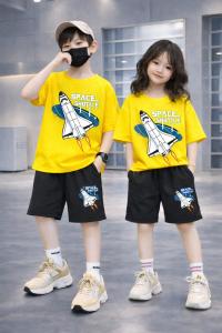 Drop Shoulder Baby TShirt and Pant Set