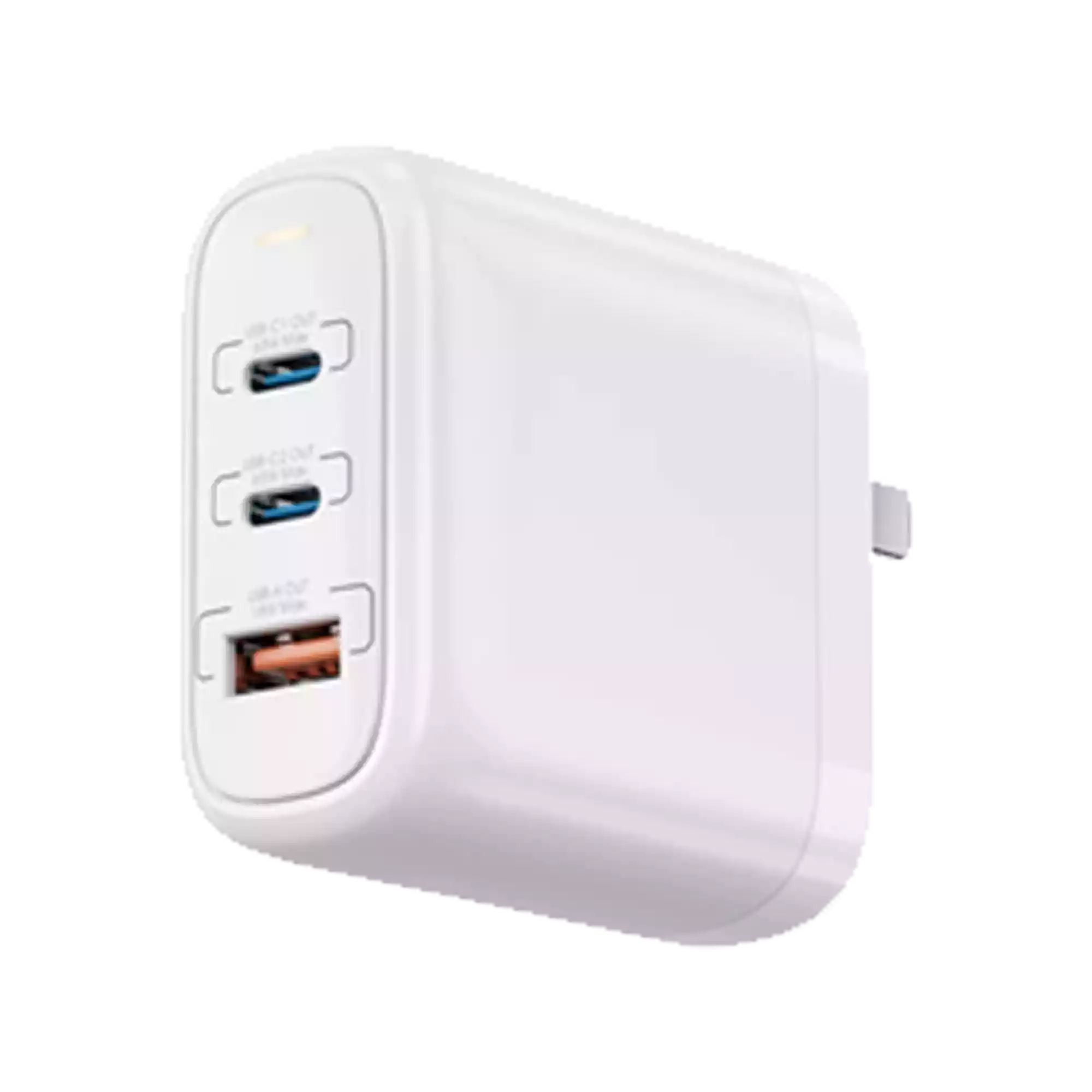 Wiwu Ark USB & Dual USB-C 65W Adapter Wi-U024