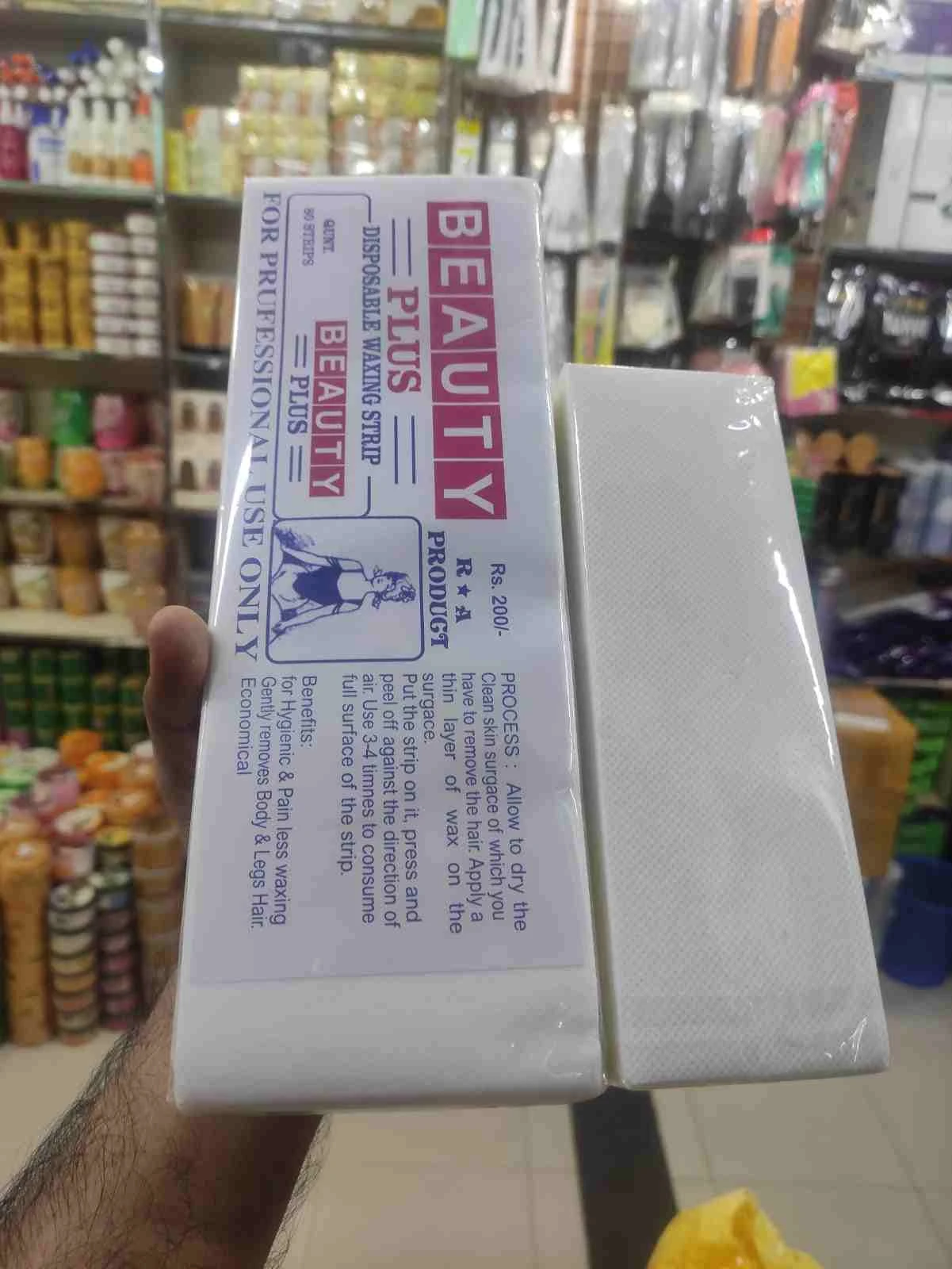 Beauty Plus Disposable Depilatory paper Wax Strips 80pcs | India