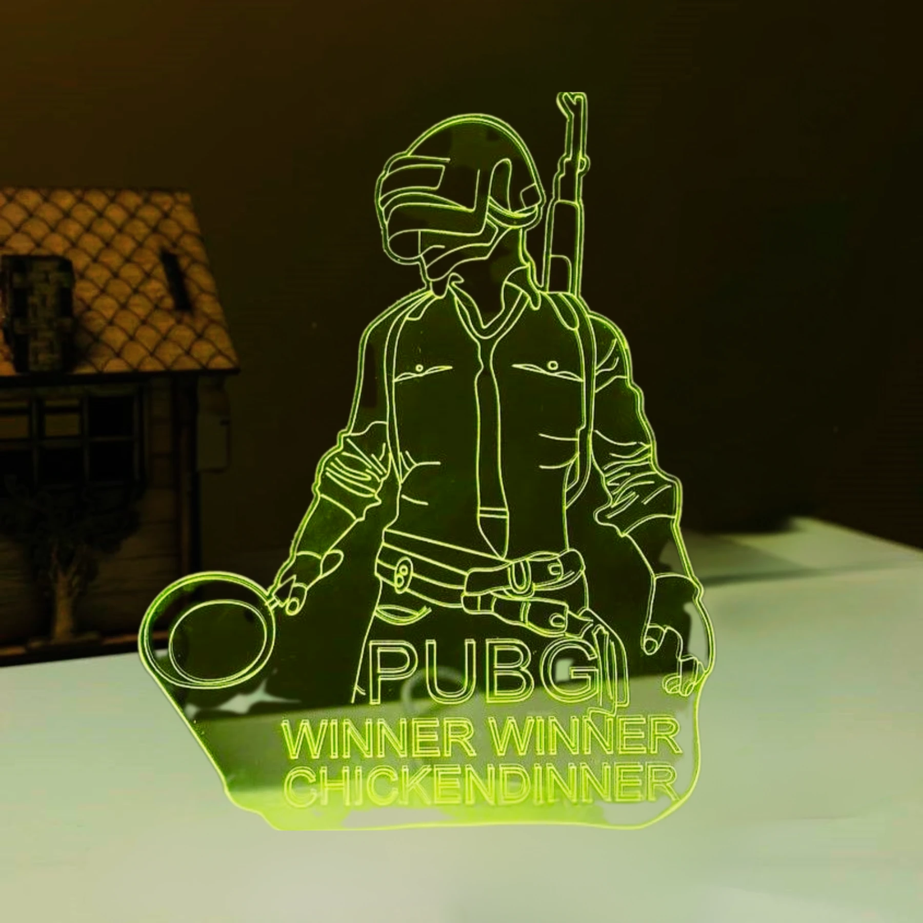 GearUP Acrylic Multicolor Night Lamp (Only Acrylic) PUBG – 20 pcs