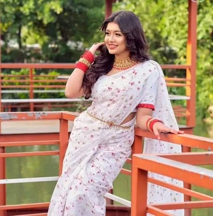 Half Silk Handprited Sarees