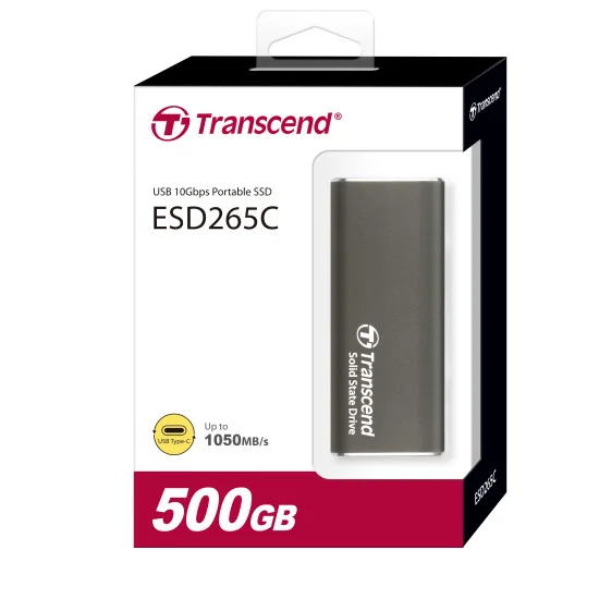 Transcend 500GB ESD265C Type C Portable SSD