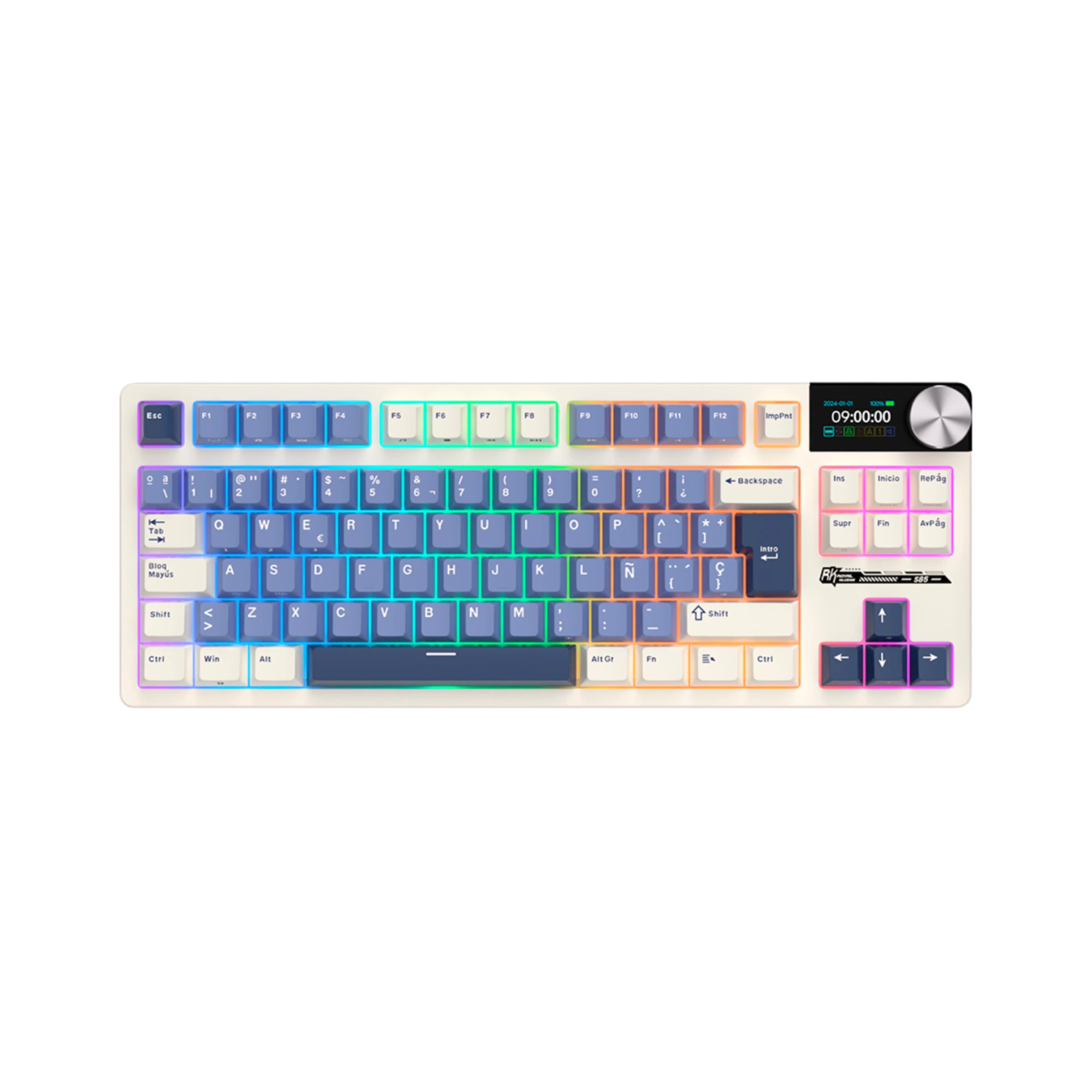 Royal Kludge RK S85 Tri Mode Mechanical Keyboard