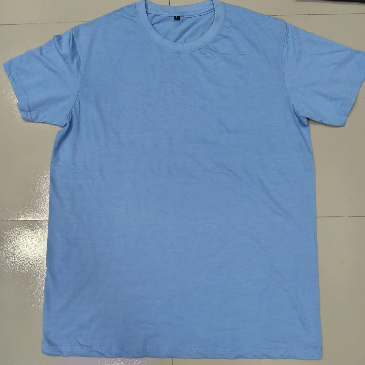 Men's Premium Solid T-Shirt- Sky
