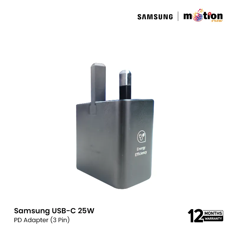 Samsung 25W PD Adapter USB-C (3 Pin) (Model -EP-T2510)