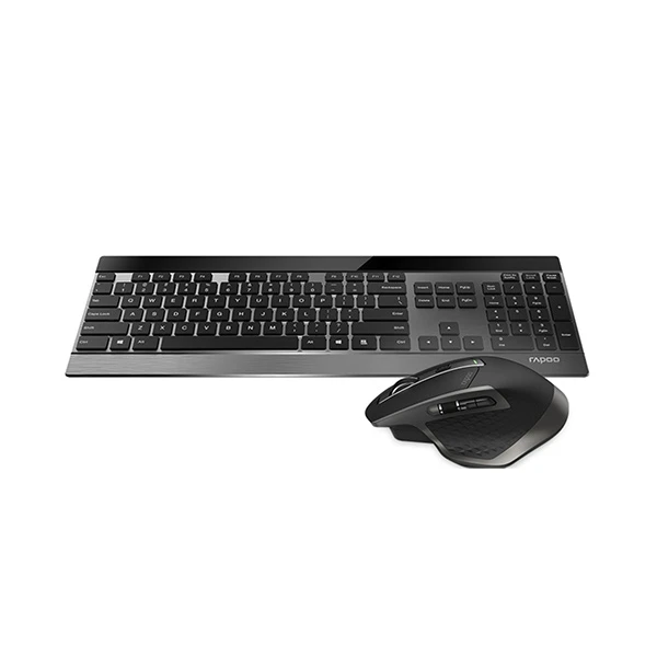 Rapoo 9900M Multi-Mode Wireless Keyboard & Mouse Combo – Black