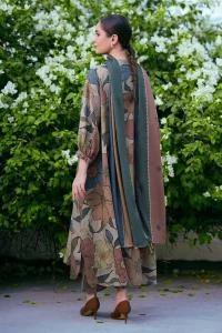 Digital Print Readymade Three Piece - Slab Cotton