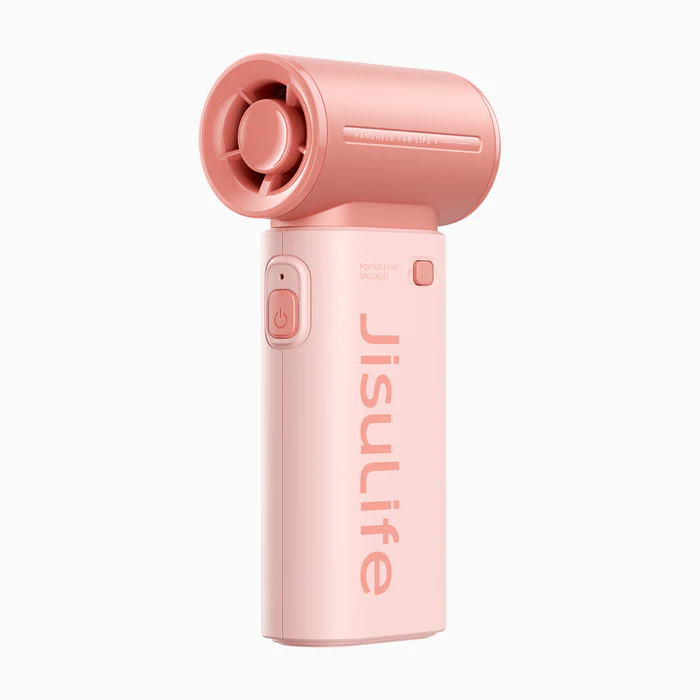 JisuLife Handheld Fan Life9 – 5-Speed Mini Pocket Fan, 12–18H Cooling Time, 3600mAh/5000mAh