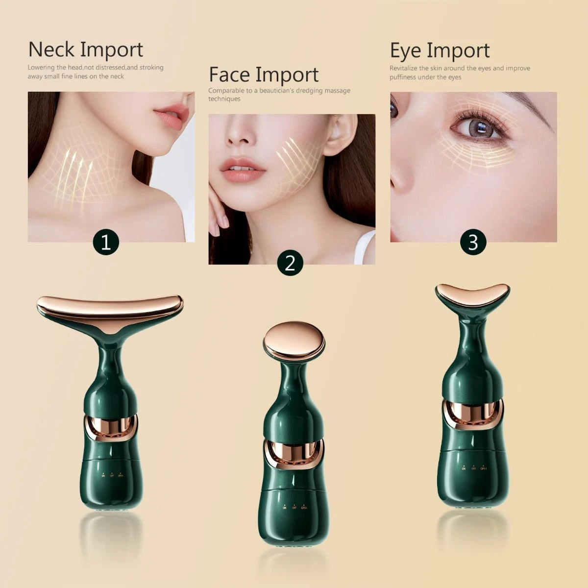 KDK 4D Multifunctional Lifting Firming Massage Instrument