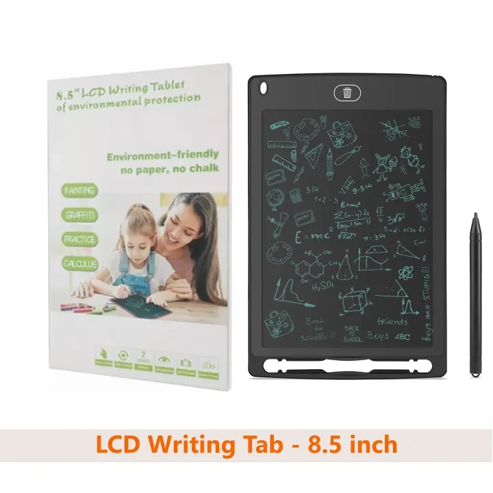 8"5.LCD Writing Tablet Drawing Pad, Erasable E-writer, Office Writing Board, Digital Random Colour