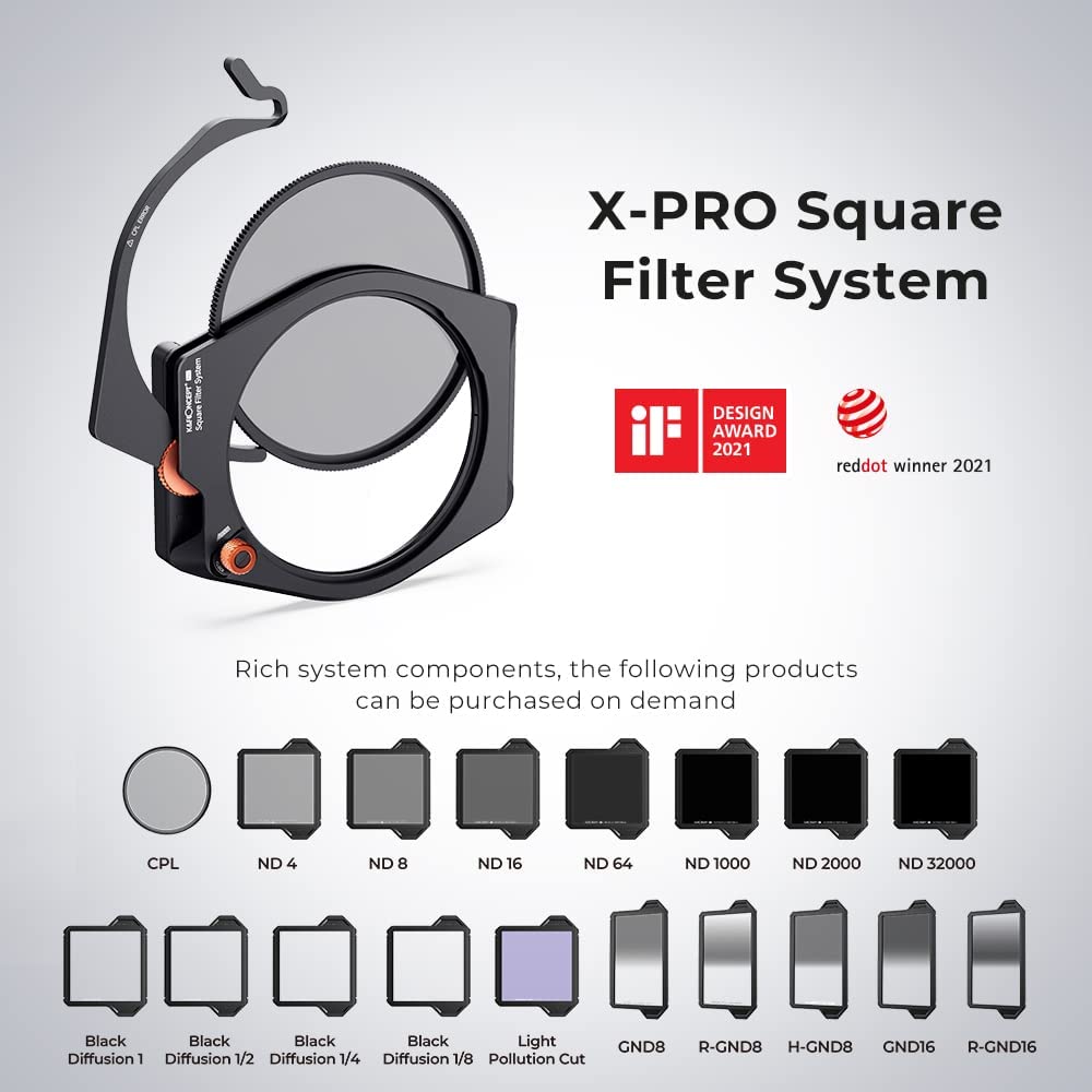 K&F Concept Nano-X Pro Square Filter System 6-in-1 Suit (100 x 150mm)