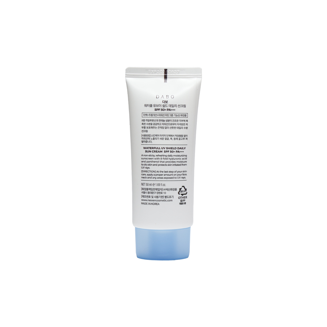 Dabo Waterfull Uv Shield Daily Sun Cream SPF 50+ 50 ML