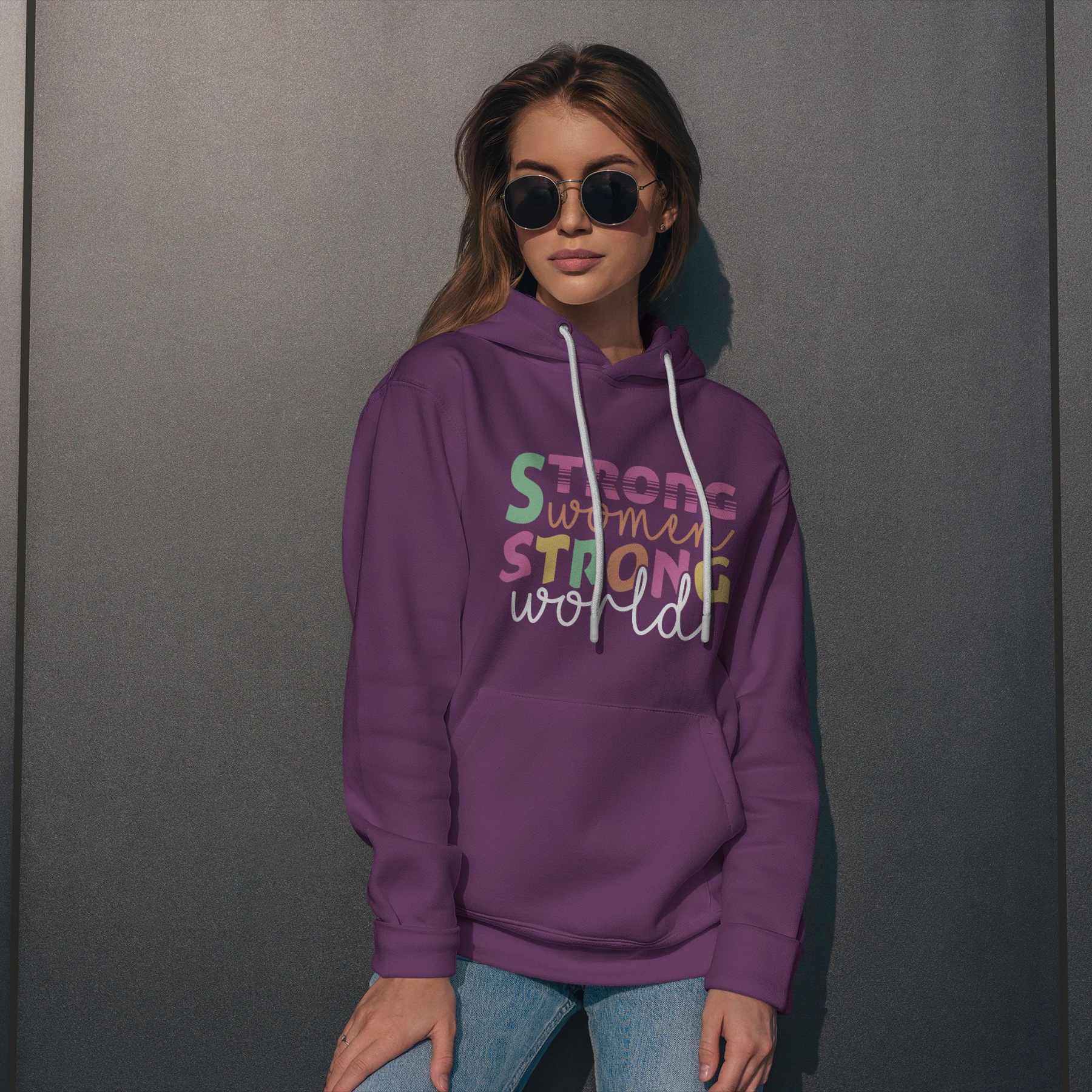 WinterWhisper Ladies Hoodie ( Purple )