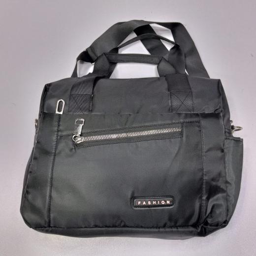 Luxury Bag Waterproof Nylon Shoulder Ladies Travel Crossbody (Black )