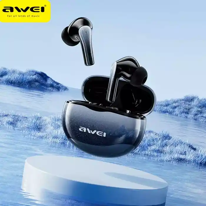 Awei T62 ENC Earphones Bluetooth 5.3 Earbuds