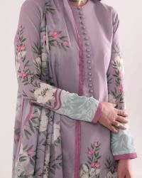Digital Print Three Piece - Silk Set