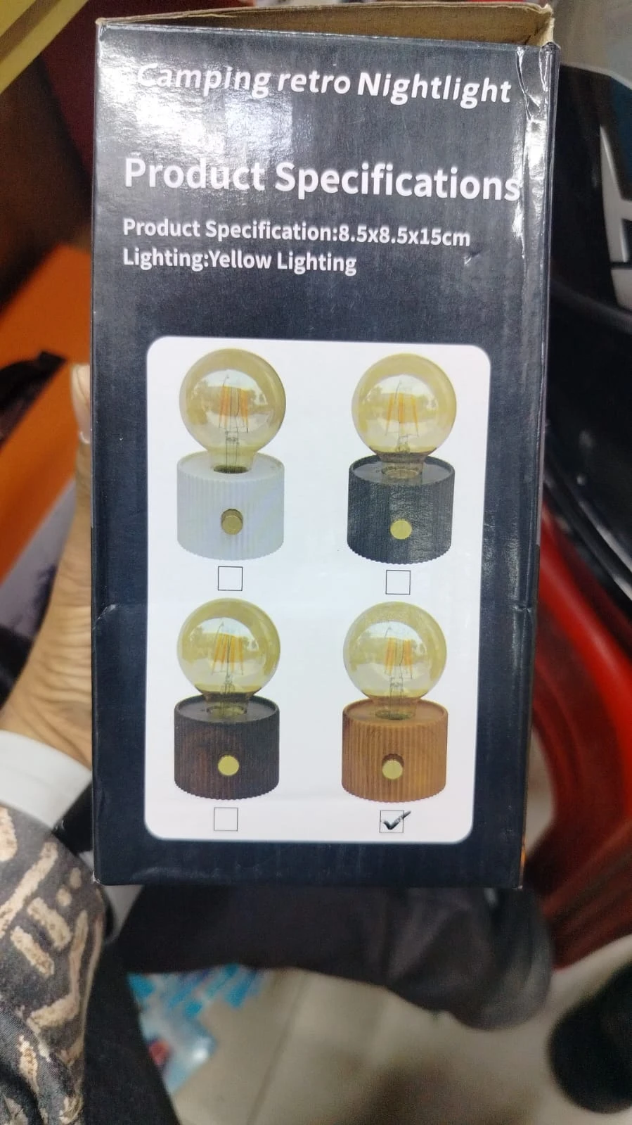Camping Retro Night Light A Lentern