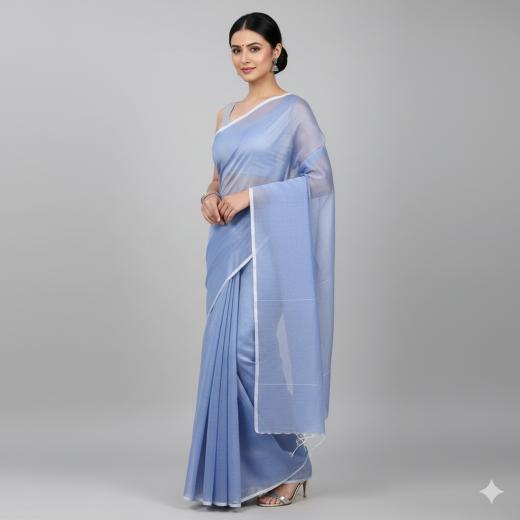 সেমি মসলিন শাড়ি