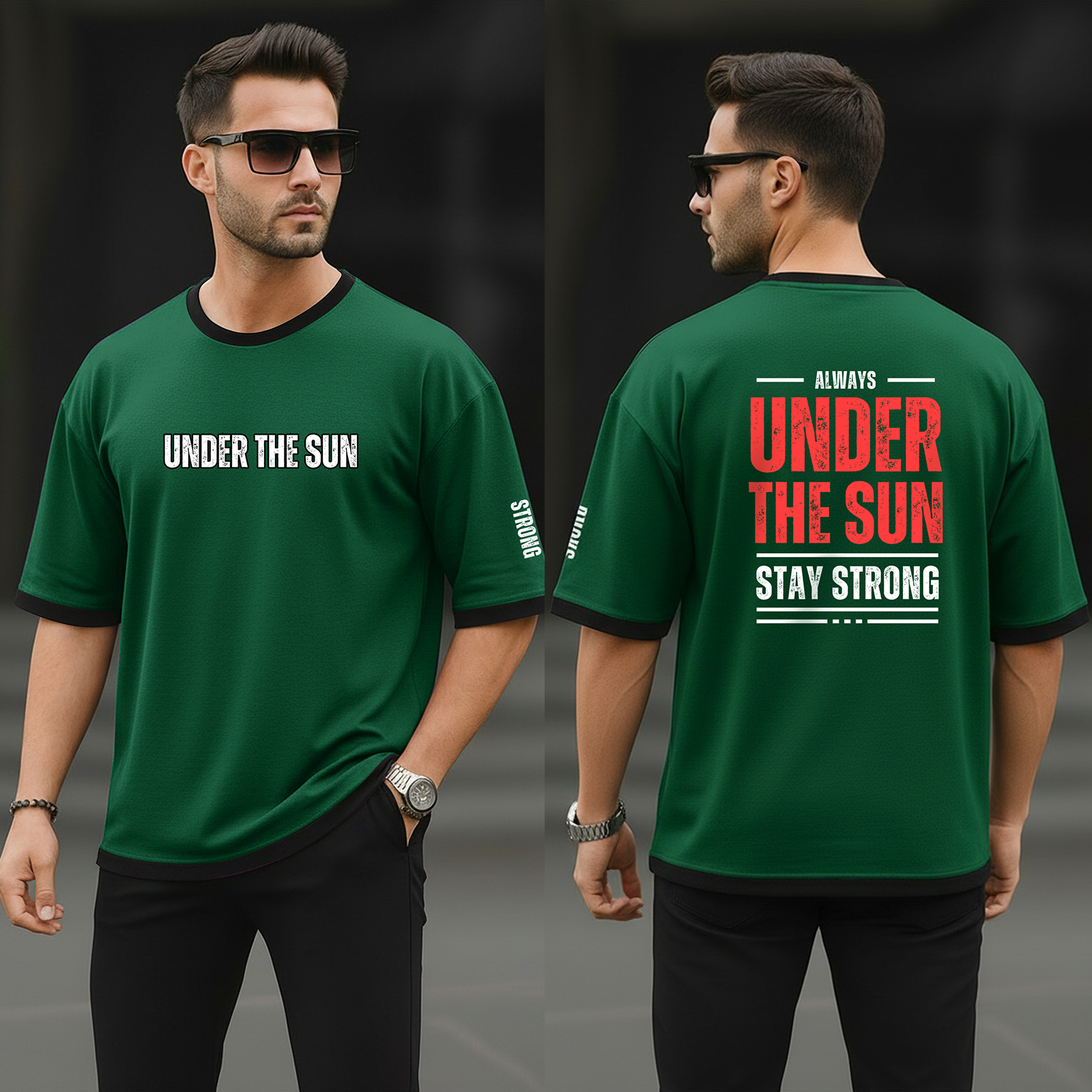 Premium Streetwear Drop Shoulder T-shirt for Men