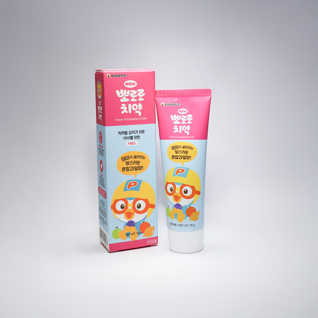 Pororo Toothpaste Fro Kids Mix Fruits(Pink) 90g
