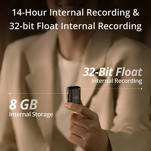 DJI Mic 2 Single Set (1TX + 1RX) Compact Digital Wireless Microphone