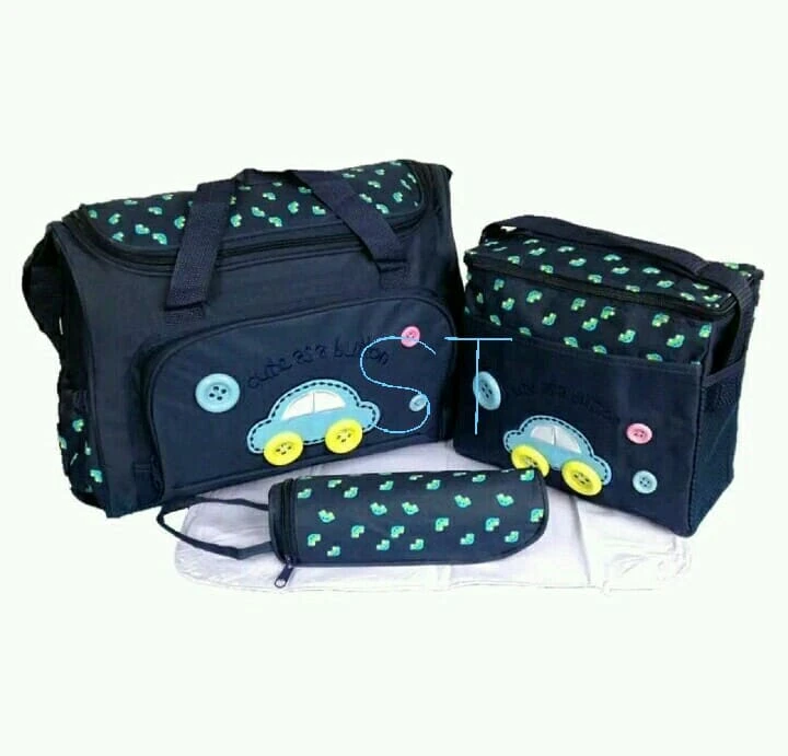 Multi-functional Mother Diaper Bag Mother Baby Travel Bag 1 Set (3pcs) Multicolor Available