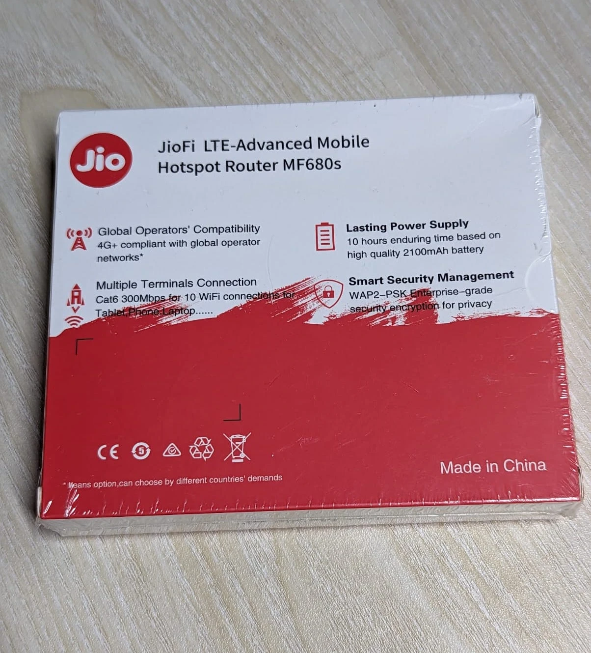 JIO 4G LTE Mobile WiFi Hotspot Portable Router – MF680s