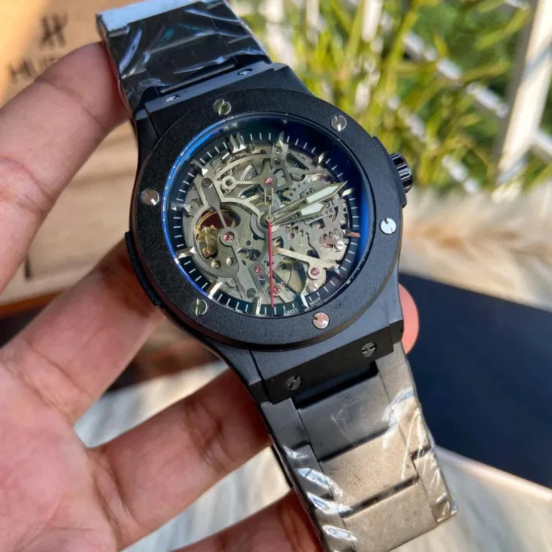 Premium Stainless Steel Strap Wrist Watch For Men.