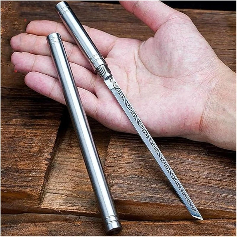 Multipurpose Outdoor Portable Fruit-Knife with Sheath, Portable Kitchen Tools