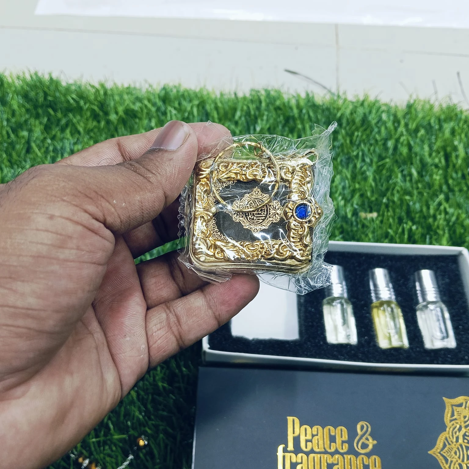 Premium Combo Attar,Tajbee & Mini Quran Package