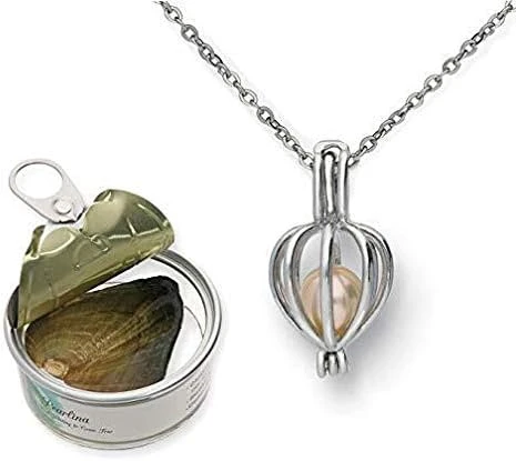 Freshwater Wish Pearl Oyster with Pendant to Put Pearl Bead Inside
