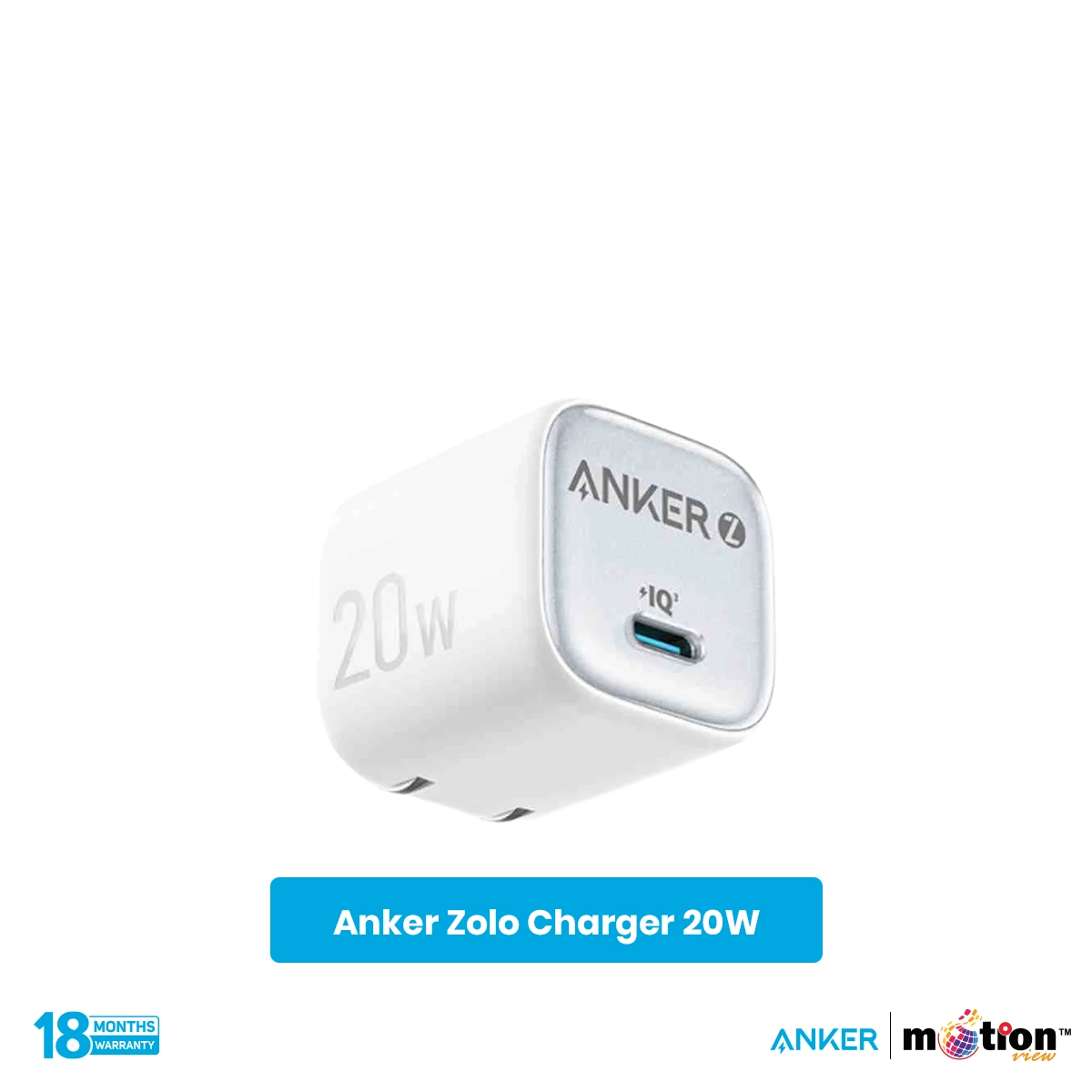 Anker Zolo 20W Charger IQ & PD iPhone/Samsung/Pixel