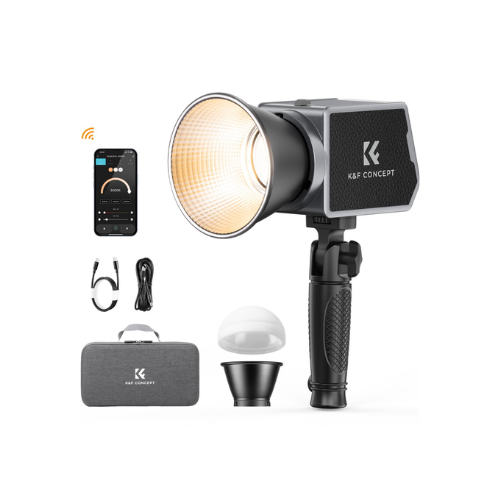 K&F Concept 60W COB LED Light for Photography & Video