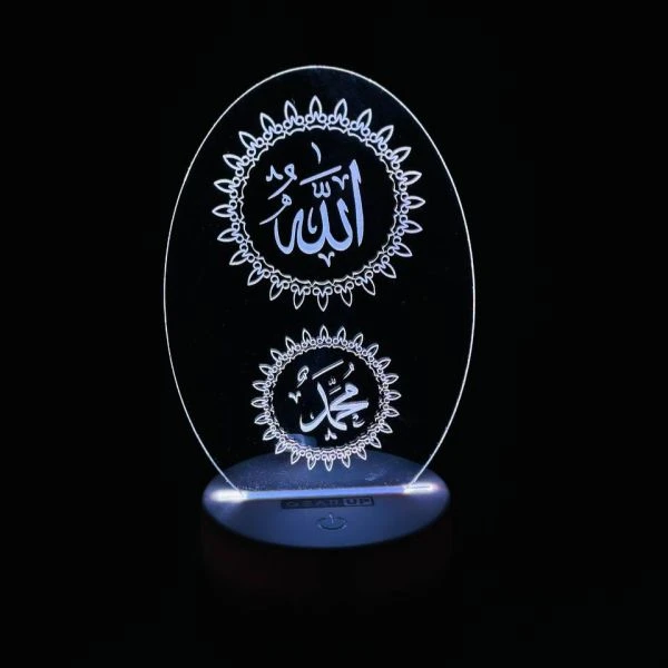 GearUP Acrylic Multicolor Night Lamp- (1016916-BK) – 20 pcs