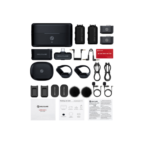 Hollyland LARK MAX 2 Ultimate Combo Wireless Microphone
