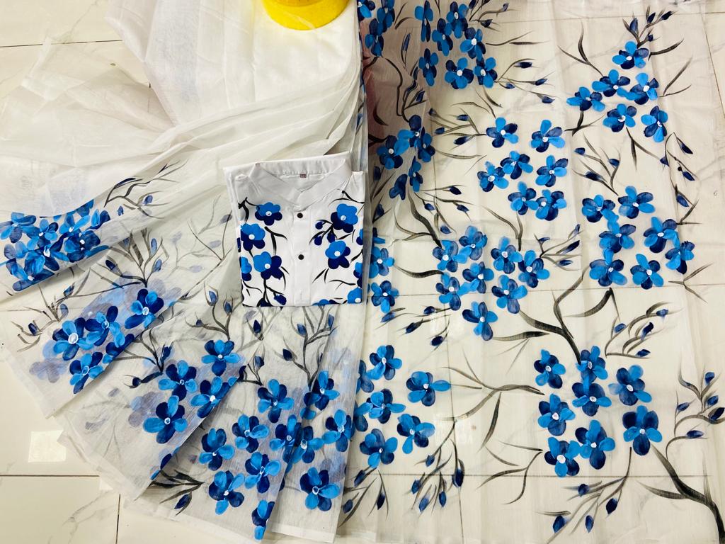 কাপল ড্রেস Couple Saree Sets