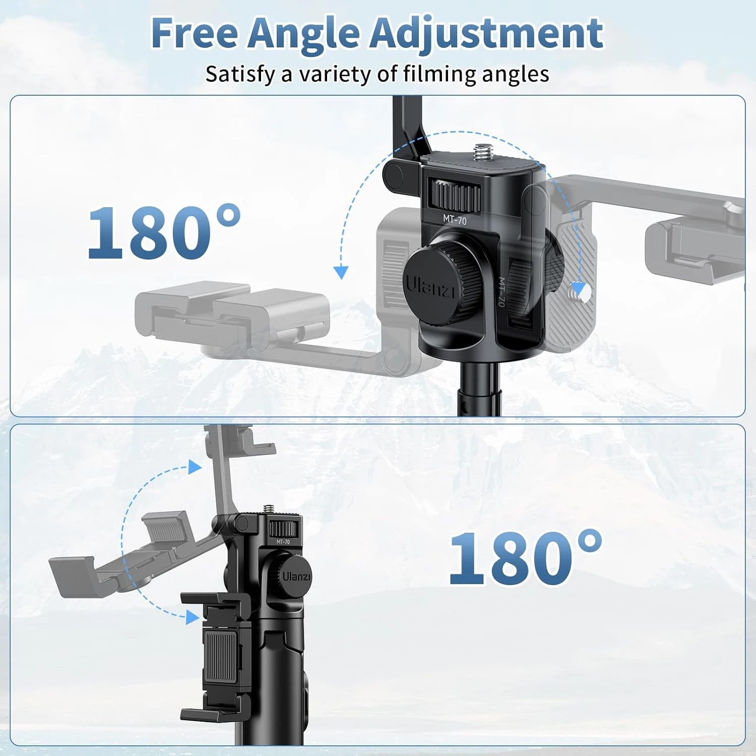 ULANZI MT70 Upgrade 63" Phone Tripod